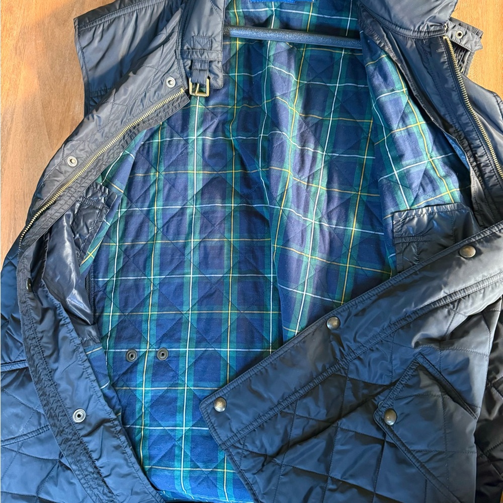 Ralph Lauren Navy Quilted Jacket XXL